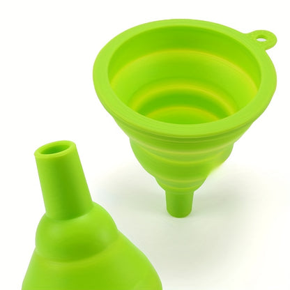 1pc, Collapsible Funnel Foldable Funnels For Water Bottle Liquid Transfer, Kitchen Gadgets, Kitchen Accessories