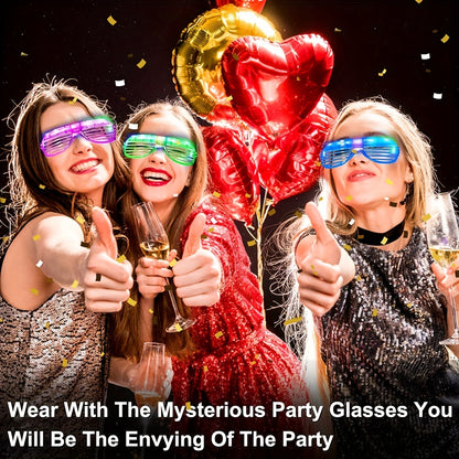 130pcs Glow In The Dark Party Supplies, LED Light Up Toys Neon Party Supplies With 10 Pair Flashing Glasses, 100pcs Glow Sticks, 20pcs Finger Lights Christmas, Halloween, Thanksgiving Day Easter gift