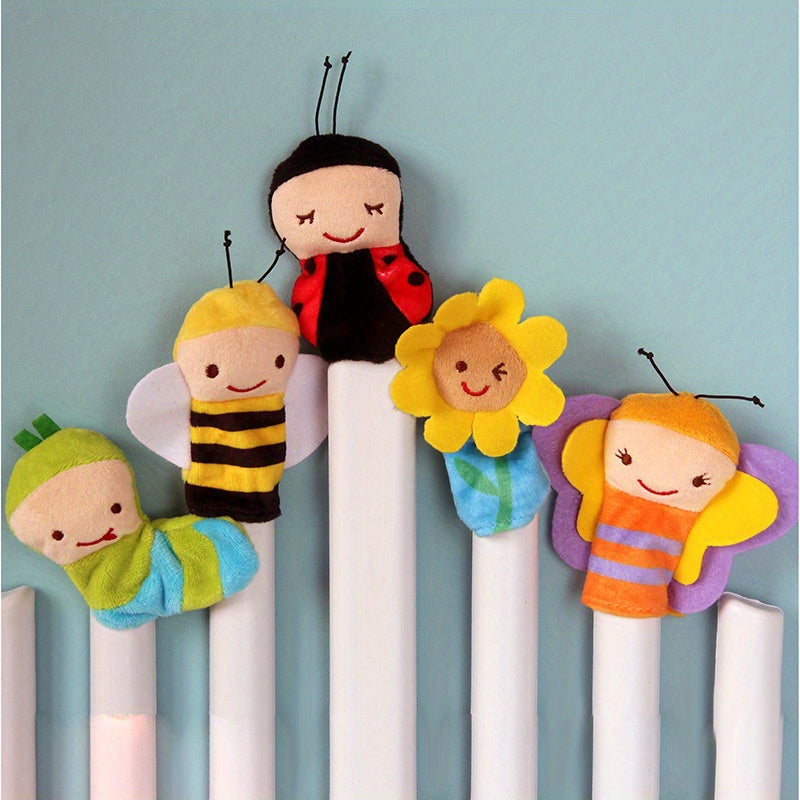 10pcs Mini Animal Finger Puppets Set, Small Cartoon Animal Finger Toys, Educational Family Time Story Time Toys, Party Favors For Shows, Playtime, Schools easter gift