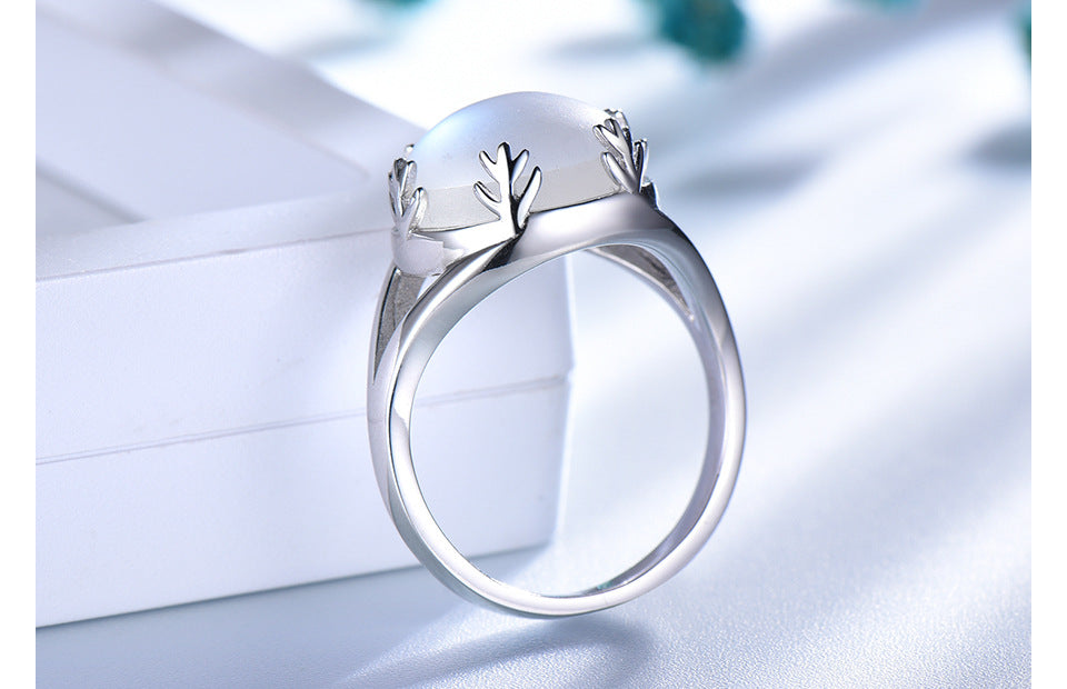 Colorful blue aurora gemstone necklace