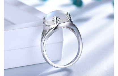 Colorful blue aurora gemstone necklace