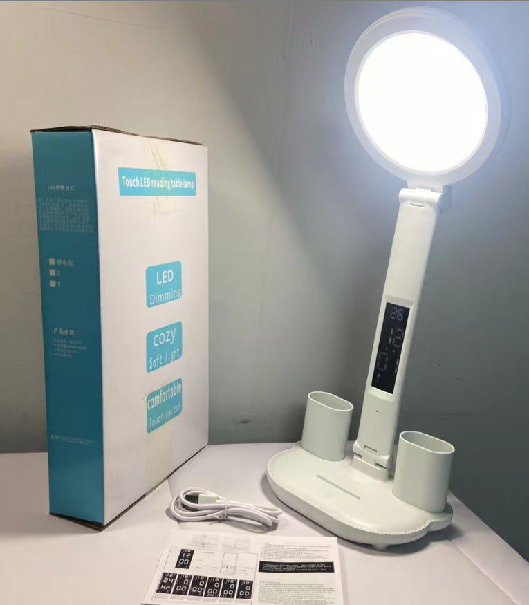 Led Rechargeable Reading Desk Folding Smart Touch Desk Lamp
