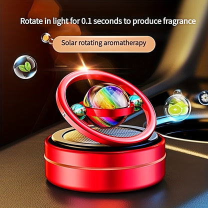 Solar Rotation, Aromatherapy Air Freshener Car, Perfume Solar Diffuser Car Aromatherapy Car Air Freshener