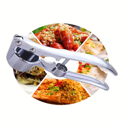 1 Piece Stainless Steel Garlic Press Manually Crusher Handheld Ginger Kitchen Tools