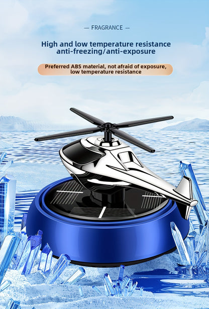 Car Perfume Diffuser Solar Aromatherapy Dashboard Helicopter Decoration Air Freshener Deodorant Car Accessories Gift
