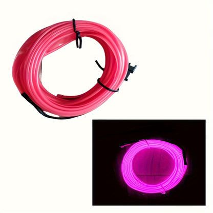 Automobile interior LED decorative lights, EL neon light strips, ambient lighting, modern car decoration, flexible LED light strips, long-lasting illumination, LED mood lighting, for night drivers, a must-have for car owners.