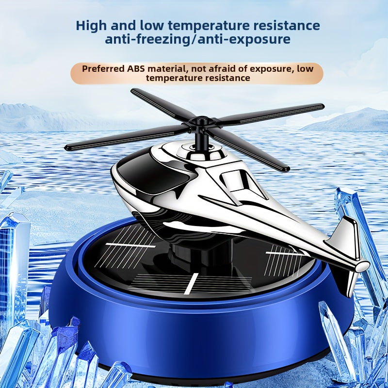 Car Perfume Diffuser Solar Aromatherapy Dashboard Helicopter Decoration Air Freshener Deodorant Car Accessories Gift