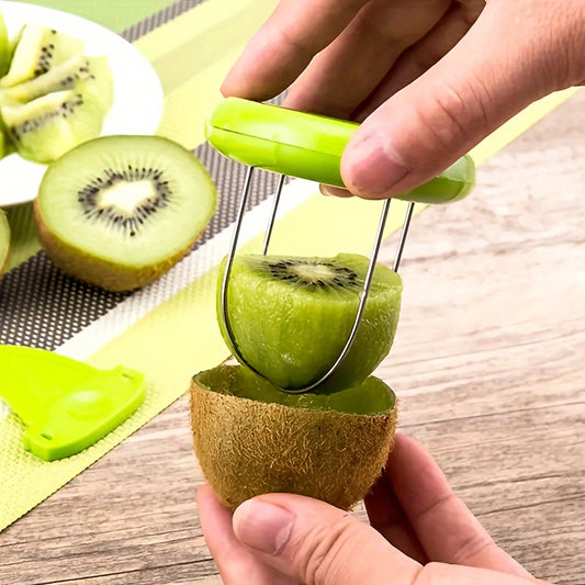 Stainless Steel Kiwi Cutter Household Kiwi Cutter Kitchen Tool Avocado Core Remover