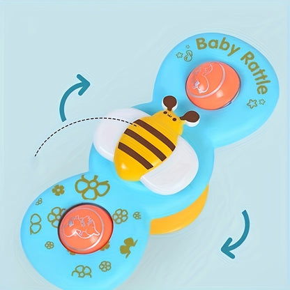 Baby Toddler Bathroom Toys Cute Butterfly Bee Model Bathroom Turn Music Toy Gift