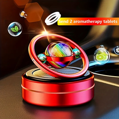 Solar Rotation, Aromatherapy Air Freshener Car, Perfume Solar Diffuser Car Aromatherapy Car Air Freshener