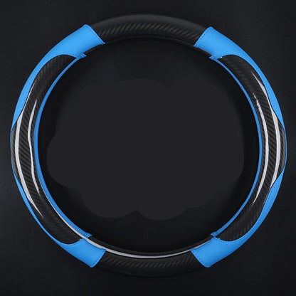 Carbon fiber car steering wheel cover