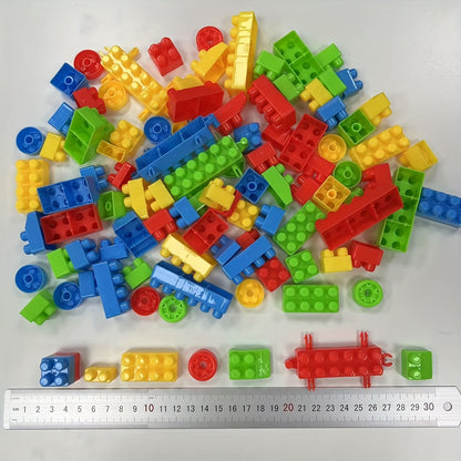 100pcs Variety Large Building Blocks, Assembly Set, Educational Plastic Toys, Splicing DIY Building Blocks
