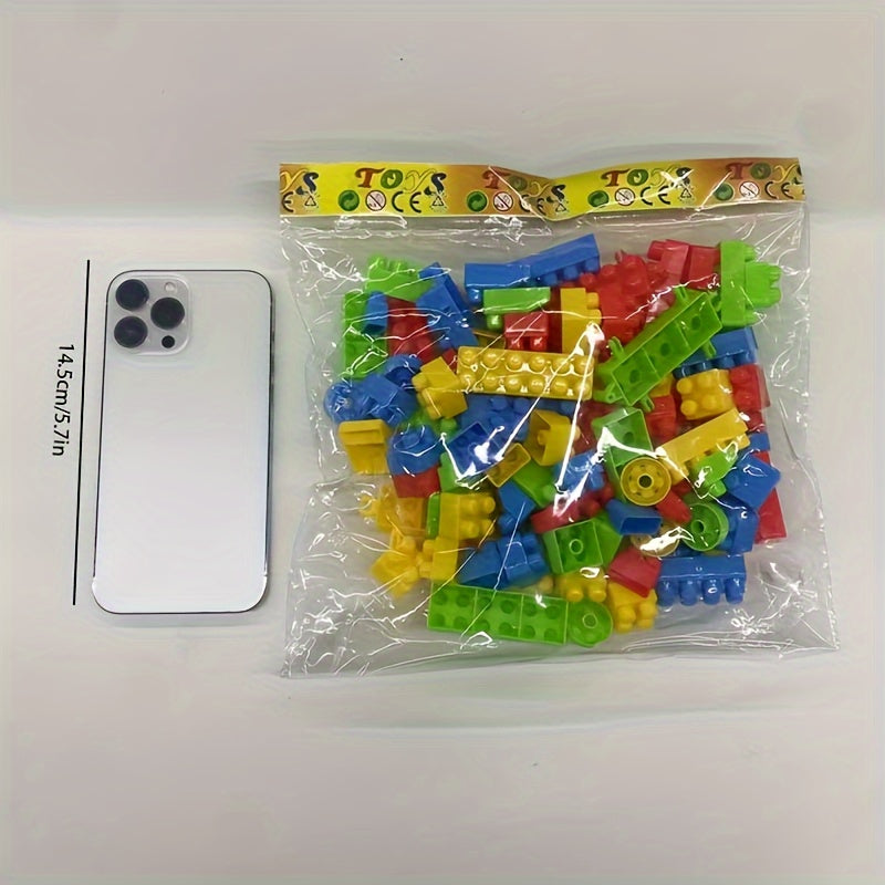 100pcs Variety Large Building Blocks, Assembly Set, Educational Plastic Toys, Splicing DIY Building Blocks
