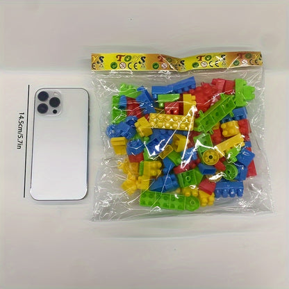 100pcs Variety Large Building Blocks, Assembly Set, Educational Plastic Toys, Splicing DIY Building Blocks