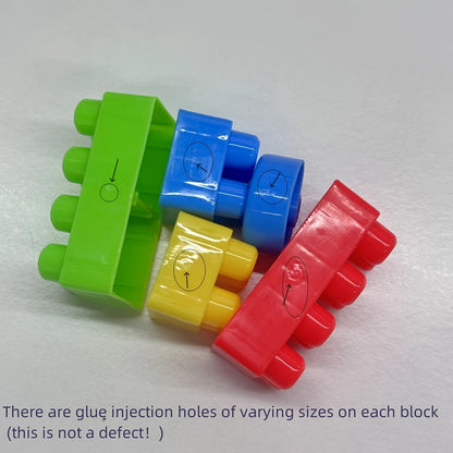 100pcs Variety Large Building Blocks, Assembly Set, Educational Plastic Toys, Splicing DIY Building Blocks