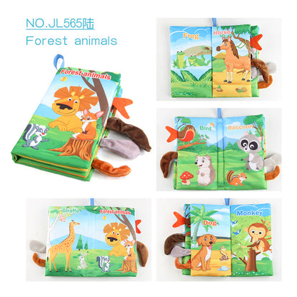 Baby Books -Baby Toys Gifts Touch Feel First Cloth Crinkle Soft Books Infant Tummy Time ToysLearning Sensory Baby Toys Stroller Toys Christmas Halloween Thanksgiving Gifts
