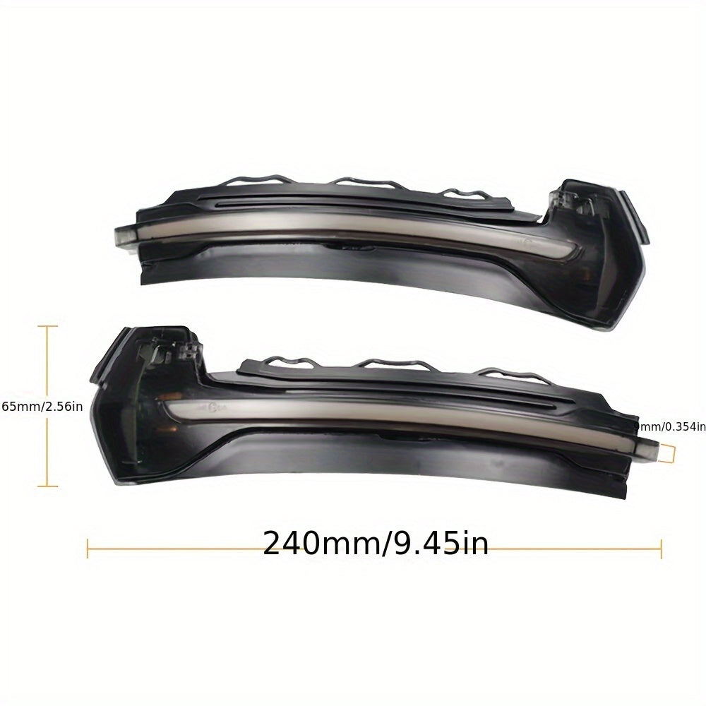 2pcs LED Dynamic Turn Signal Lights for Audi A3 8V S3 RS3 2013-2017 - Side Mirror Indicator Sequential Flashing Lights, 3000+ Lumens, 12-24V, Hardwired, No Battery Needed, Easy Installation, Vehicle Safety Accessories, Sleek