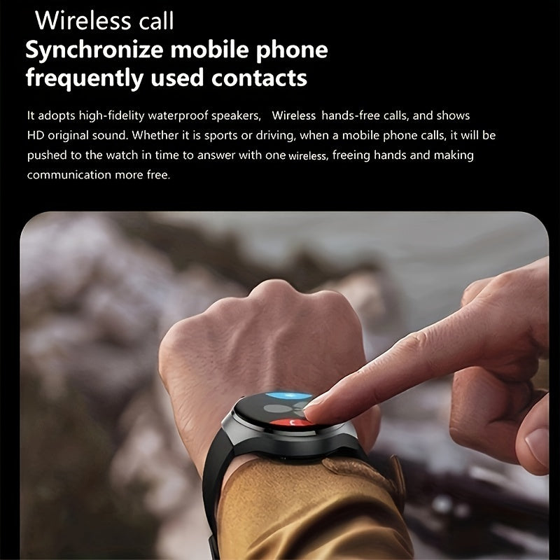 2024 New NFC Smart Watch Men Watch 4 Pro AMOLED 360*360 HD Screen AI Voice Wireless Call Smart Watch For Men Motion Trajectory Compass Smartwatch Men Sports Fitness Watches