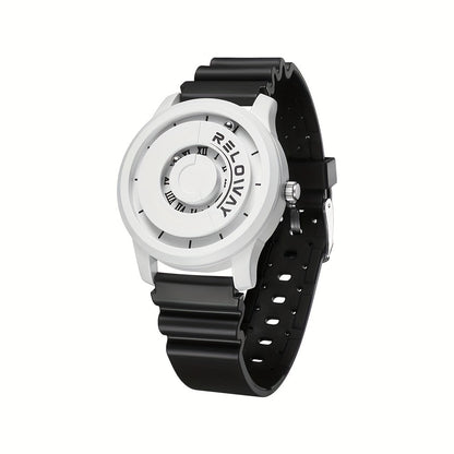RELOWAY Men's Watch Magnetic Bead Letter Sports Watch
