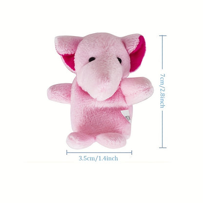 10pcs Mini Animal Finger Puppets Set, Small Cartoon Animal Finger Toys, Educational Family Time Story Time Toys, Party Favors For Shows, Playtime, Schools easter gift