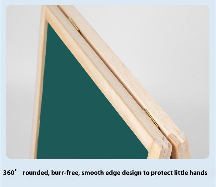 Children's Wooden Magnetic Double-sided Color Drawing Board