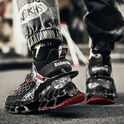 Men'S Casual Sports Shoes, Luxurious Tennis Trainers, Breathable Fashion Loafers, And Lightweight Running Shoes with Shock-Absorbing Features.