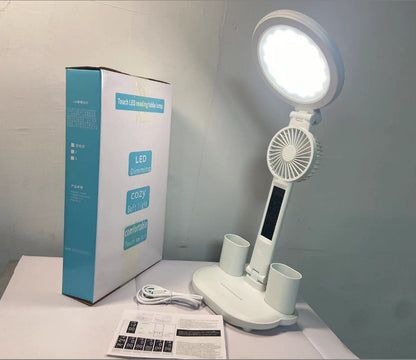 Led Rechargeable Reading Desk Folding Smart Touch Desk Lamp