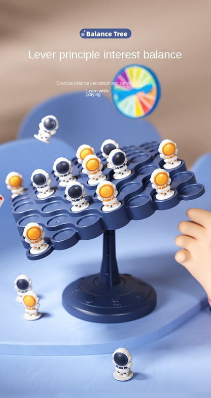 Astronaut Balance Tree Board Game.Focus Training Parent-child Interactive Brain Thinking Puzzle Toys Christmas, Halloween Gift