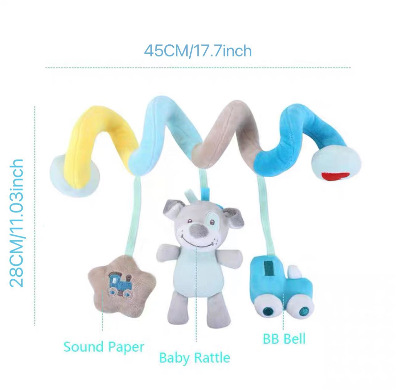 Bring Joy and Comfort to Your Little One with this Baby Stroller Hanging Bed and Toys! Christmas 、Halloween 、Thanksgiving gifts