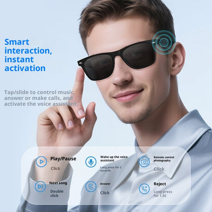 New Smart Bluetooth Glasses Wireless Real-time Translation AI