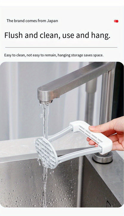 1pc, Potato Masher, Potato Masher, Kitchen Vegetable Masher With Handle, Manual Fruit Masher, Potato Ricer, Potato Press, Vegetable Crusher, Kitchen Stuff, Kitchen Gadgets