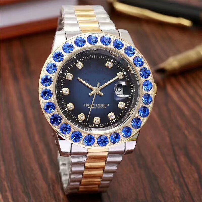 Stainless steel quartz watch