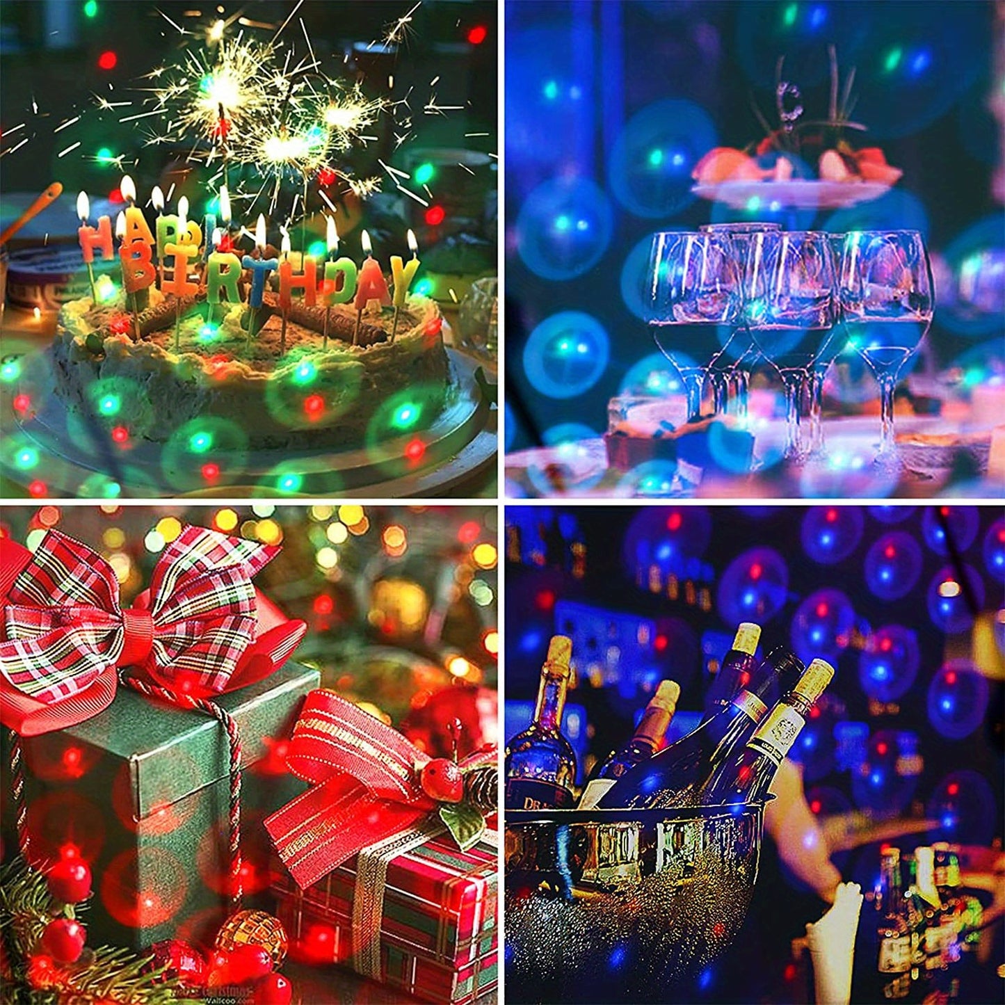 Car Atmosphere Lamp USB Roof Lamp Night Light LED Color Lamp Sound Control Music Car Decoration