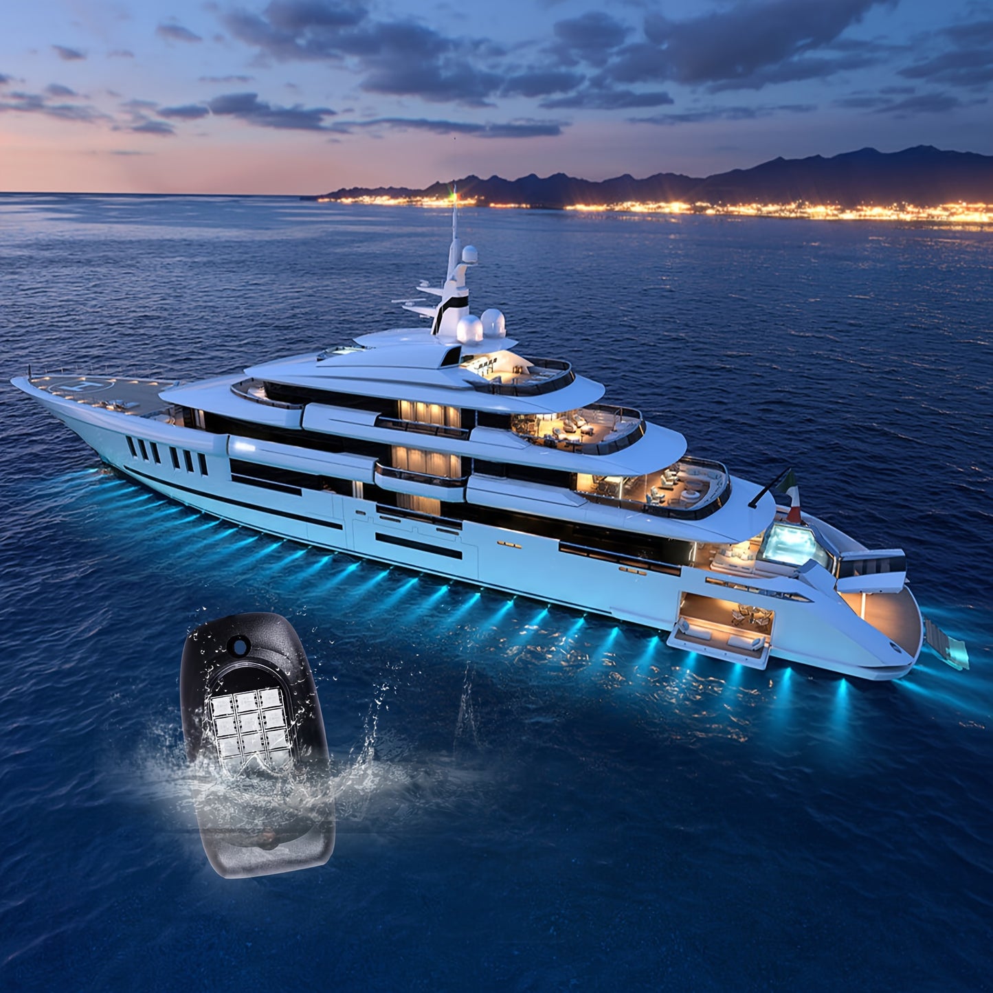 4-Pod Multicolor LED Rock Lights - Vibrant RGB Underglow Neon Lights with APP Control, Music Mode, Waterproof and Adjustable Mounting for Truck, Car, UTV, ATV, SUV, and Jeep