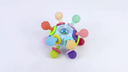 Baby Montessori Toy Baby Teething Teether Toys 6 To 12 Months: Teether Toys For Baby 6-12 Months | Baby Toys 0 To 6 Months Baby Teething Ball Toy 0-3 Month Rattle Infant Toys For 0-3-6-12 Months Baby