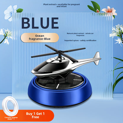 Car Perfume Diffuser Solar Aromatherapy Dashboard Helicopter Decoration Air Freshener Deodorant Car Accessories Gift