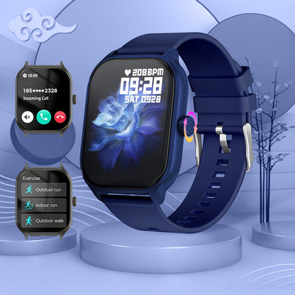 Teen Smartwatch, 2.01 Full Touch Screen (Reject/Answer), Fitness Tracking Watch, Sport Mode Support, Pedometer, Distance, Large Capacity 230mAh, 100 + Sport Mode Wireless Calls, Smart Watch For Android IPhone