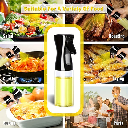 1pc 200ml 500ml Oil Spray Bottle Kitchen Cooking Olive Oil Dispenser Camping Barbecue Roasting Vinegar Sauce Oil Sprayer Edible Oil Jar