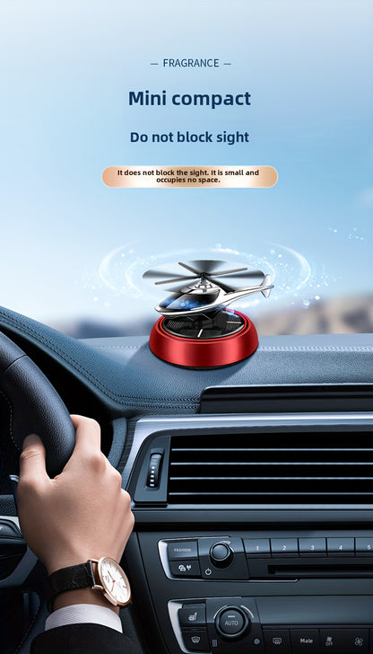 Car Perfume Diffuser Solar Aromatherapy Dashboard Helicopter Decoration Air Freshener Deodorant Car Accessories Gift