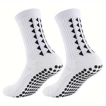 2/5/10 Pairs of Non-Slip Grip Socks for Men And Women, Suitable for Sports Like Football, Basketball, Baseball, Rugby, Soccer, Cycling, Running, Hiking, Tennis, And Skateboarding. These Professional Athletic Socks Feature a B