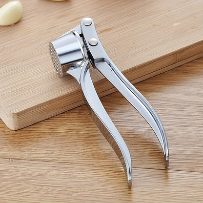 1 Piece Stainless Steel Garlic Press Manually Crusher Handheld Ginger Kitchen Tools