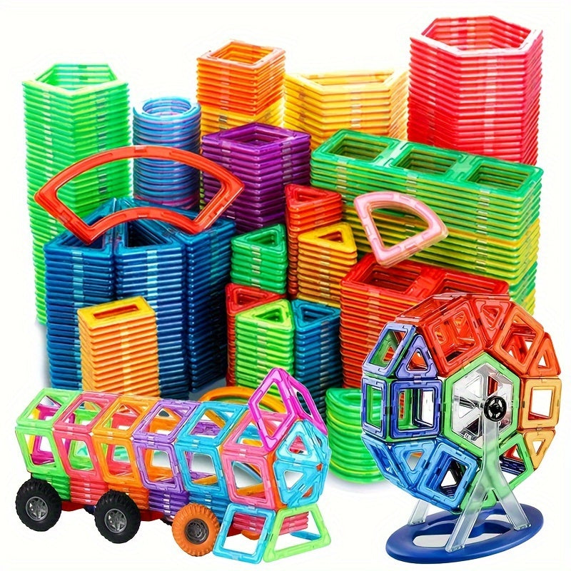 Magnetic Building Blocks Big Size 3D STEM Educational Magnetic Building Constructor Set Toys, Birthday Gifts, Learning Toys, Random Color Christmas, Halloween Gift
