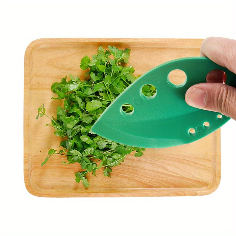 1pc, Leaf Stripper, Kitchen Vegetable Leaf Stripper, Plastic Leaf Peeler For Kale Chard Collard Greens Thyme Basil Rosemary, Leaf Stripper Tool, Kitchen Utensils, Apartment Essentials, College Dorm Essentials, Ready For Schoo