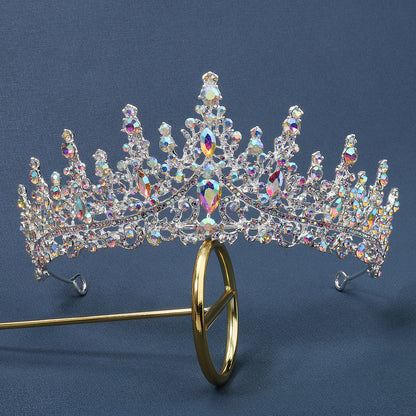 Retro Luxury Diamond Alloy Crown Europe And America