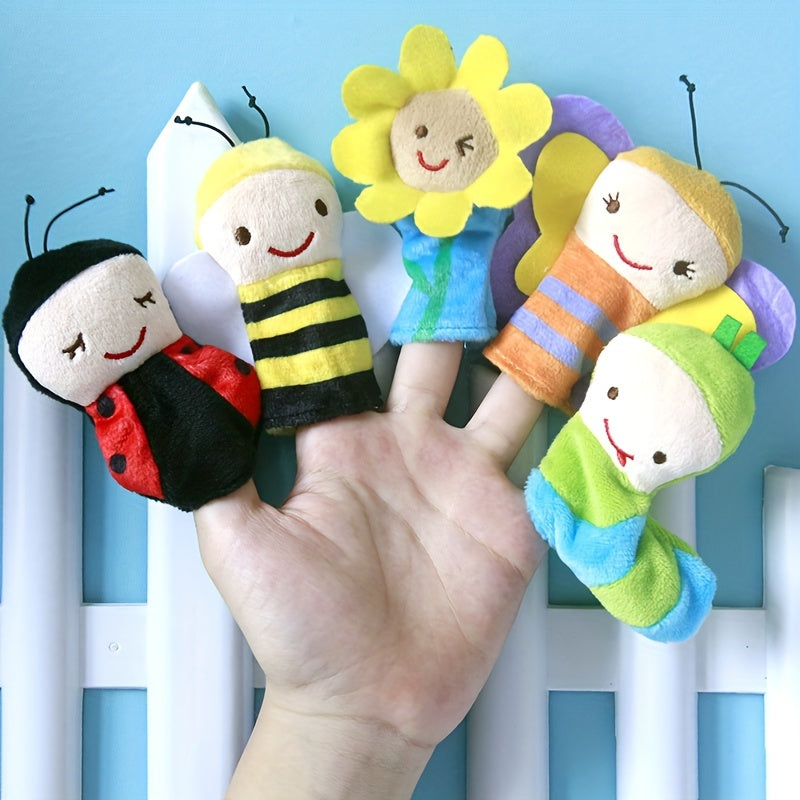 10pcs Mini Animal Finger Puppets Set, Small Cartoon Animal Finger Toys, Educational Family Time Story Time Toys, Party Favors For Shows, Playtime, Schools easter gift
