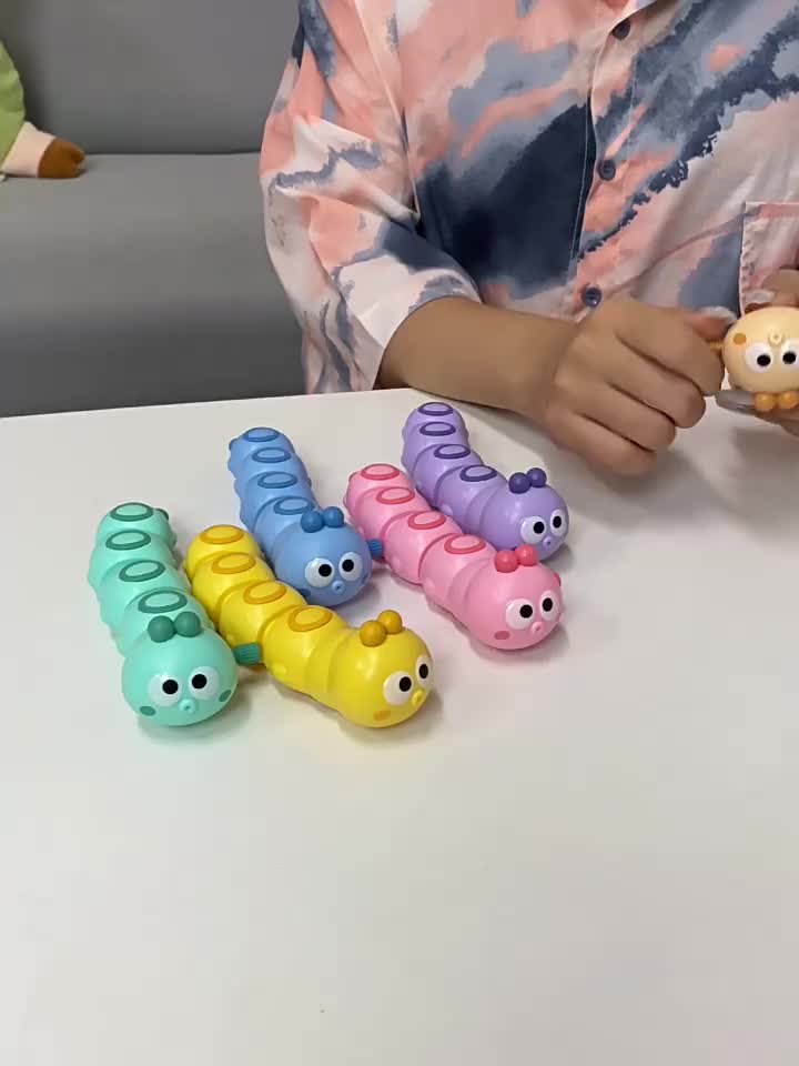 Adorable Wind-Up Toys for Babies & Toddlers - Chain Swing Caterpillar, Puzzles & More! Christmas、Halloween、Thanksgiving Gift