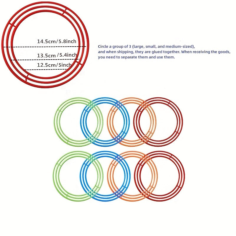 1 Tower 18 Laps/1 Tower 12 Laps Set Children's Loop Toys Folding Music Loop Kindergarten Throw Loop Game Props Family Parent-child