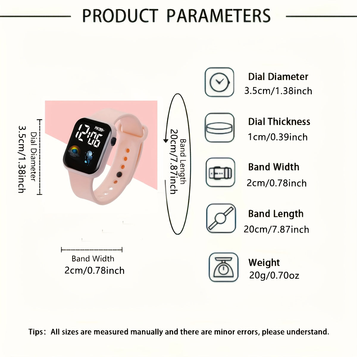 6pcs Women's Elegant & Cute Pink Smartwatch & Jewelry Set with Heart-Shaped Face, Interchangeable Strap, Necklace, Bracelet, Ring & Earrings - Digital Display Electronic Watch with Strap, Pink & Clear Bezel, Perfect for Daily