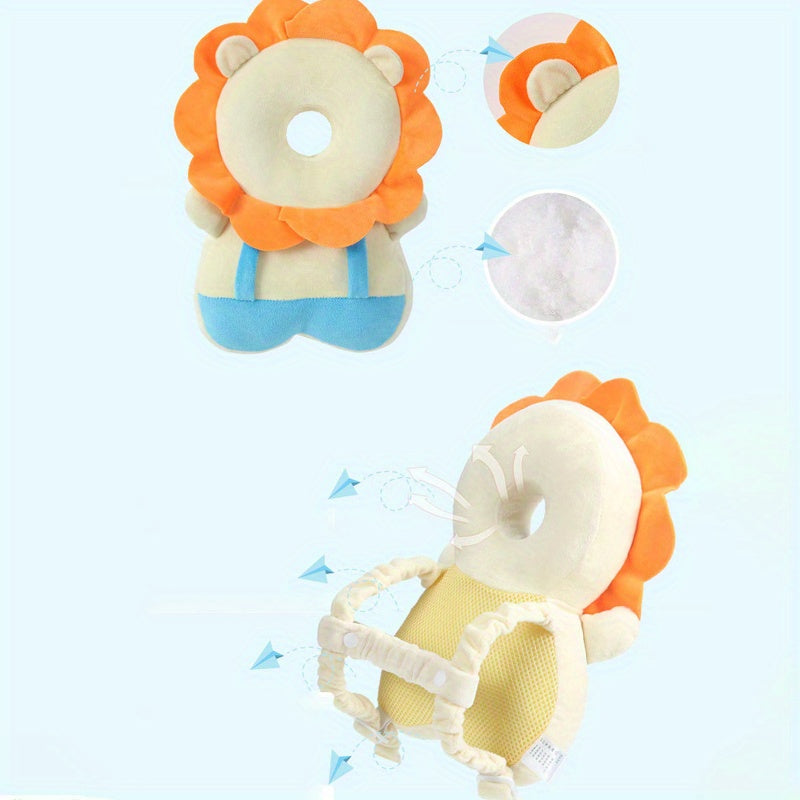 Adjustable Cartoon Animal Plush Toys Youngsters Cushion - Soft, Smoothing Toy Backpack, Multicolor Polyester - Ideal Toys Holiday Gift