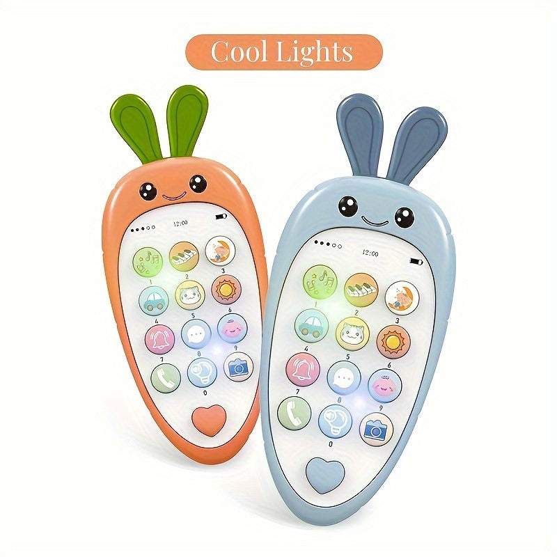 Baby Phone Toys Bilingual Telephone Teether Music Voice Toy Early Educational Learning Machine Electronic Children Gift Baby Toy Christmas/Halloween/Thanksgiving Day Christmas Halloween Thanksgiving Gifts